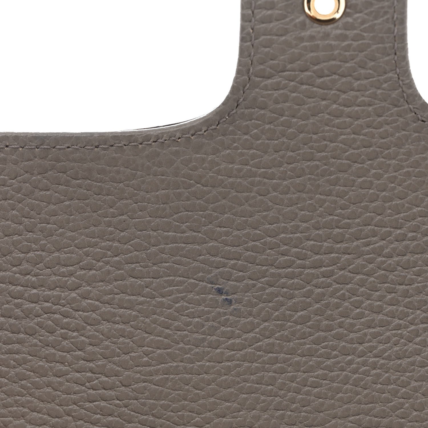 Gucci Dollar Calfskin Medium Interlocking G Top Handle Shoulder Bag Loess 11 of 13