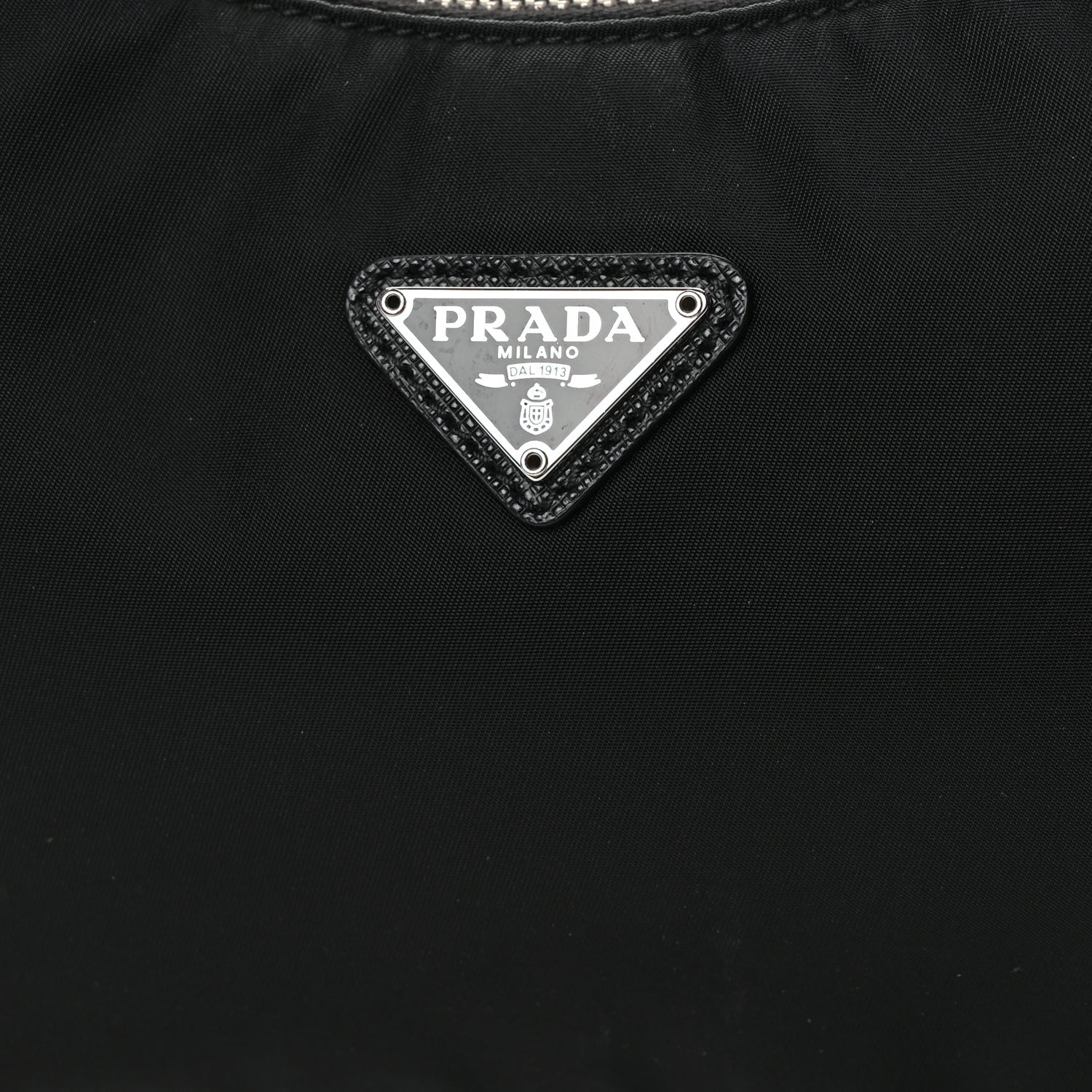 Prada Tessuto Nylon Saffiano Mini Re-Edition 2005 Bag Black 8 of 11