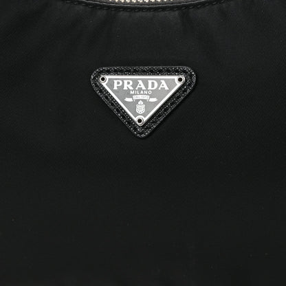 Prada Tessuto Nylon Saffiano Mini Re-Edition 2005 Bag Black 8 of 11