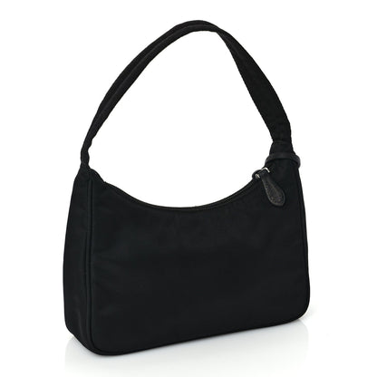 Prada Tessuto Nylon Mini Re-Edition 2000 Bag Black 2 of 8