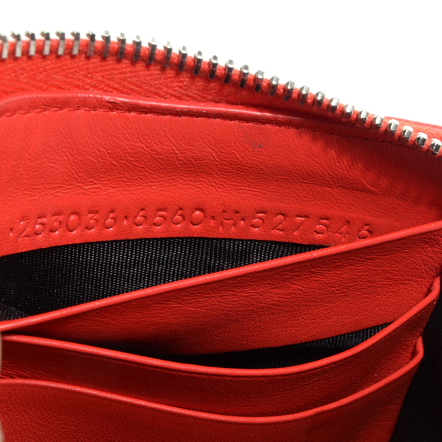 Balenciaga Chevre Classic Hardware Continental Zip Around Wallet Rouge Coquelicot 8 of 9