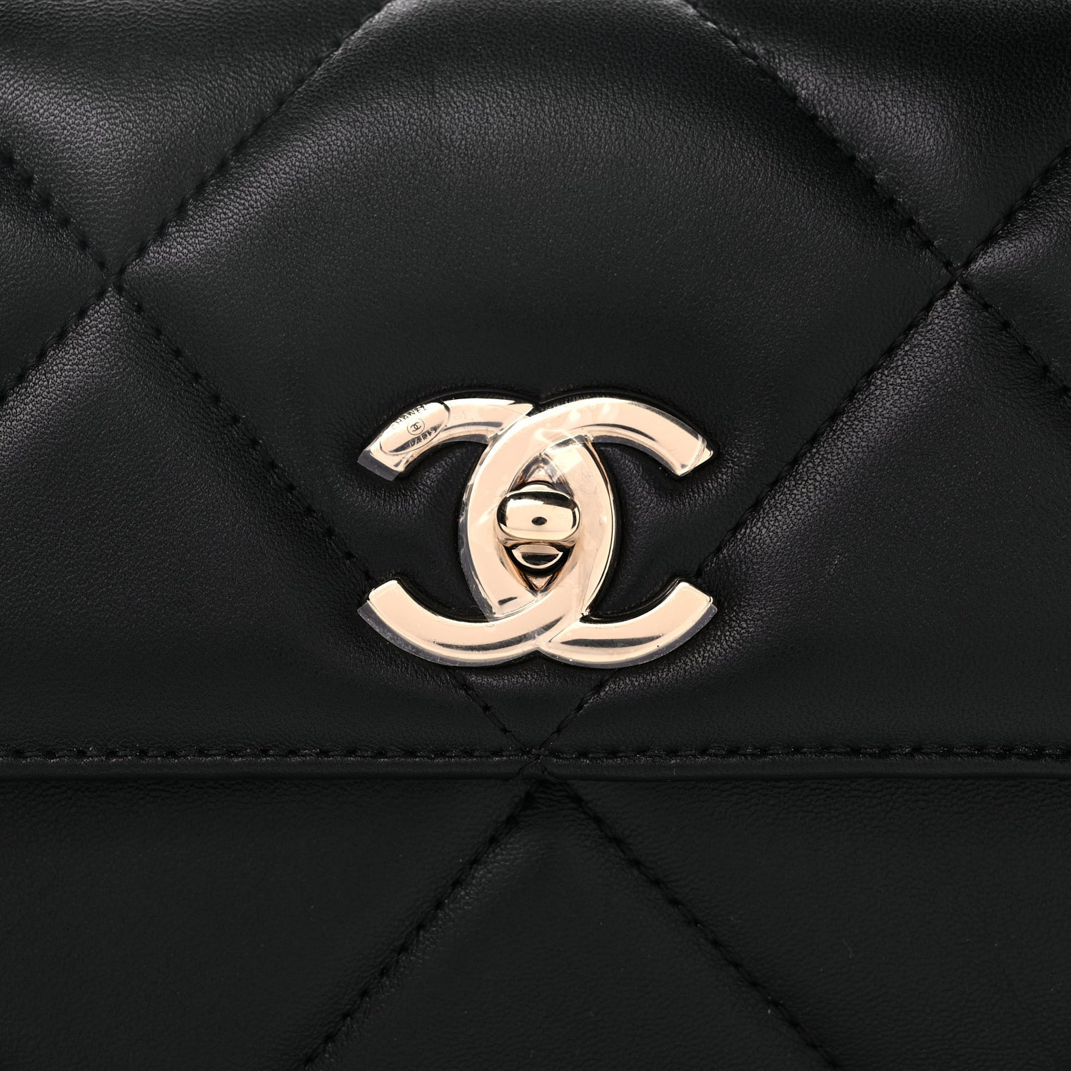 Chanel Lambskin Quilted Small Trendy CC Dual Handle Flap Bag Black 7 of 8