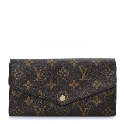 Louis Vuitton Monogram Sarah Wallet NM Brown 1 of 7