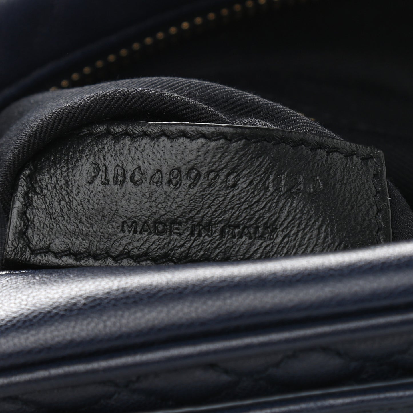 Lambskin Quilted Victoire Camera Bag Deep Marine