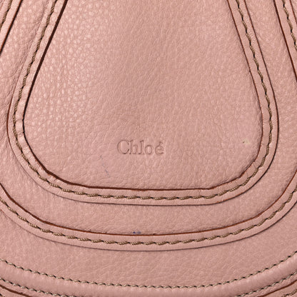 Chloe Calfskin Medium Marcie Round Zip Crossbody Blush Nude 19 of 24