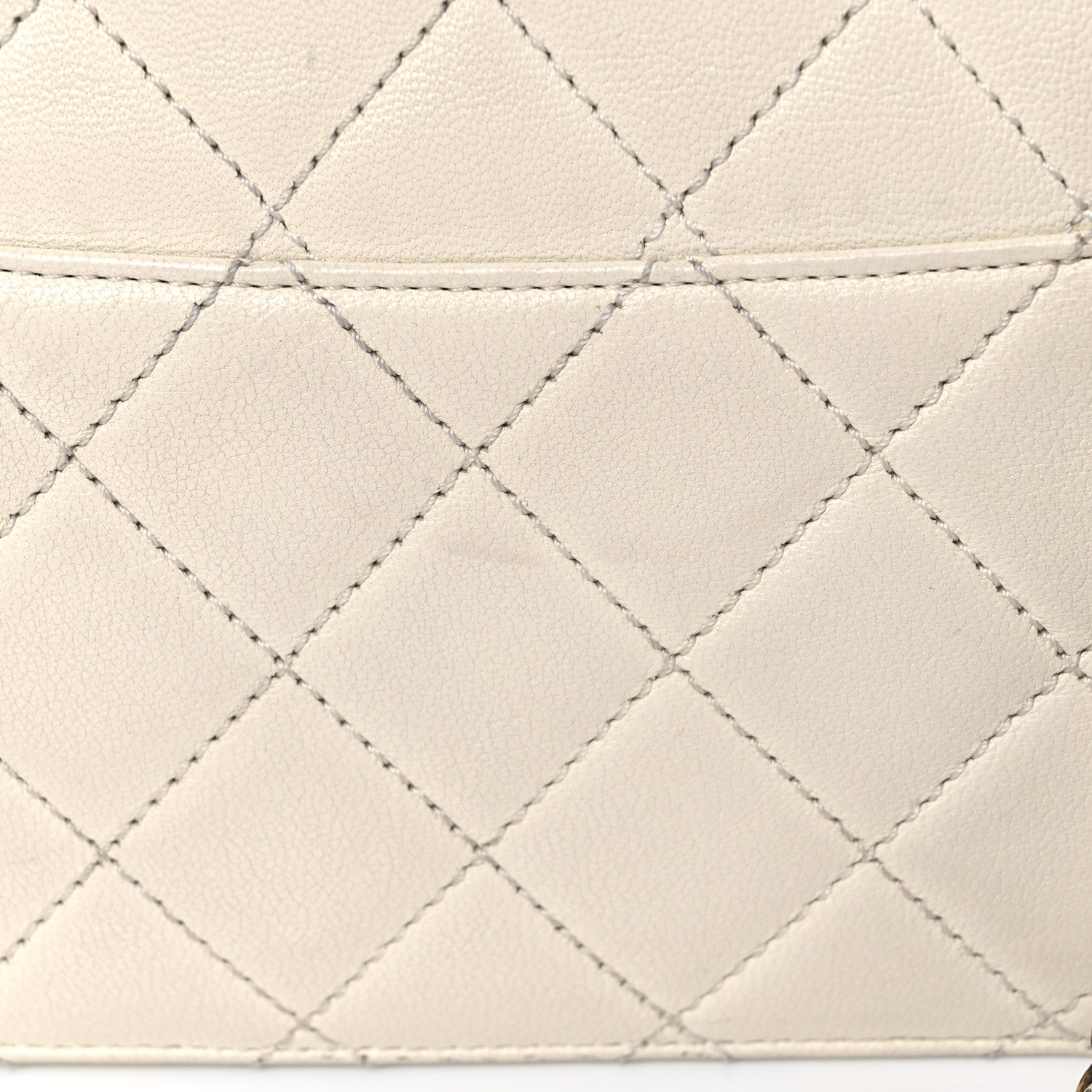 Chanel Sheepskin Quilted Mini Beauty Lock Flap White 23 of 23
