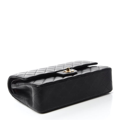 Chanel Lambskin Quilted Medium Double Flap Black 5 of 13