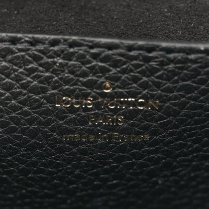 Louis Vuitton Taurillon Smooth Calfskin Scrunchie Twist One Handle MM Black 7 of 11