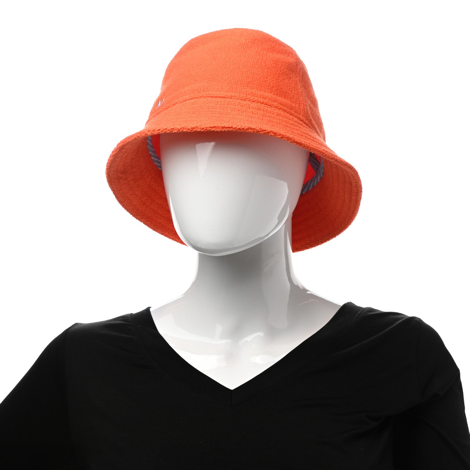 Hermes Cotton Eden Bucket Hat 58 Geranium 2 of 8