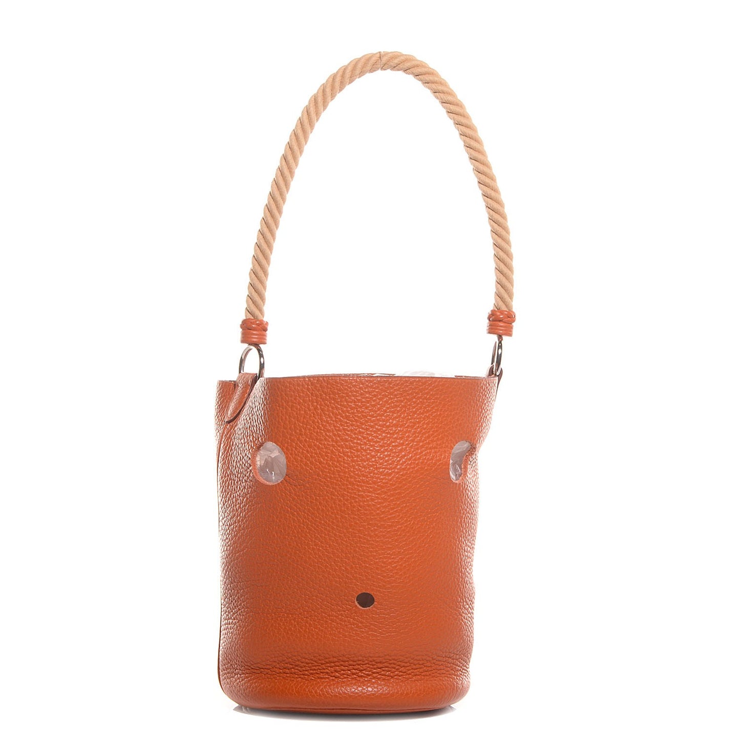 Taurillon Clemence Mangeoire Rope Bag Potiron