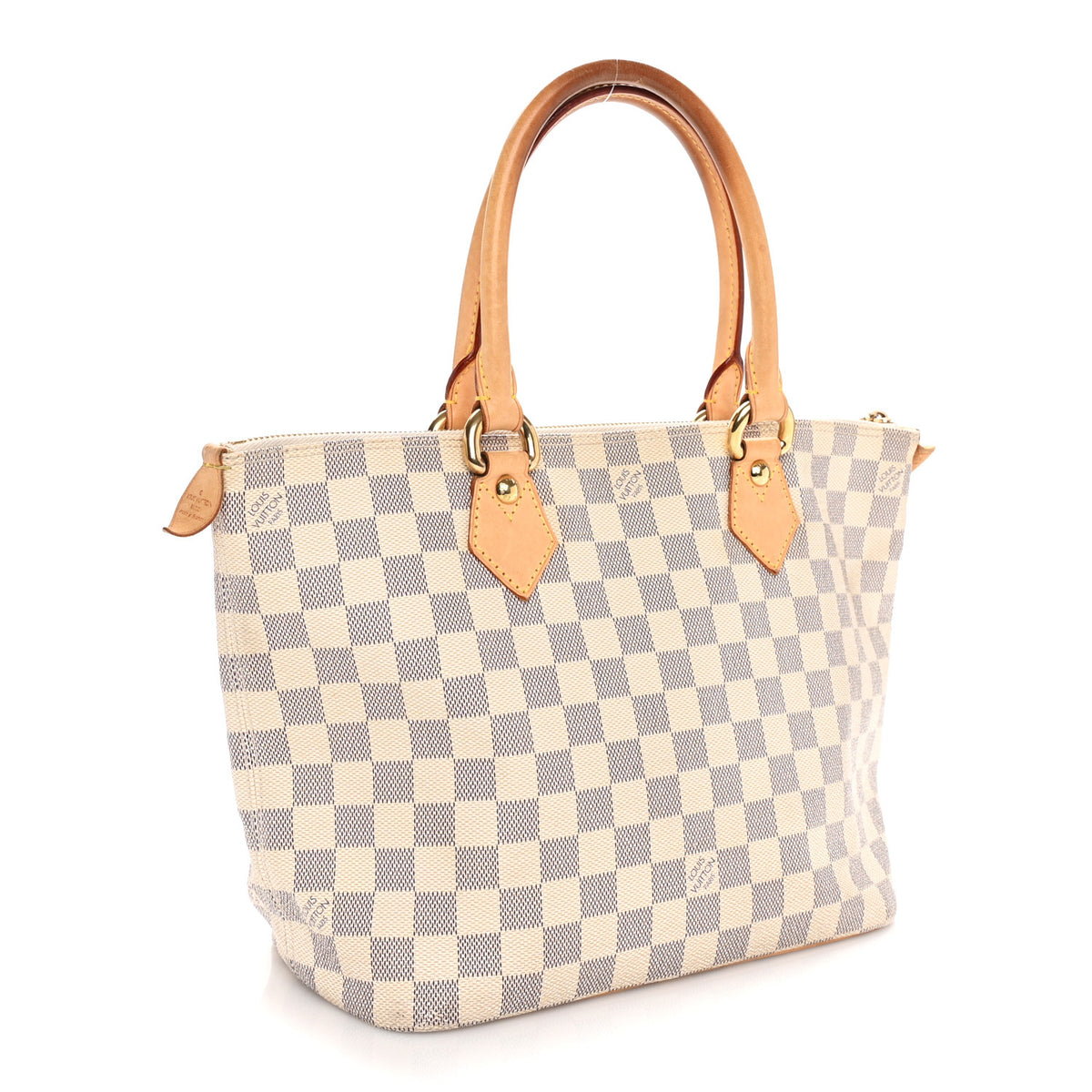 Louis Vuitton Damier Azur Saleya PM 2 of 8