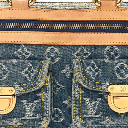 Louis Vuitton Monogram Denim Neo Speedy Blue 8 of 15