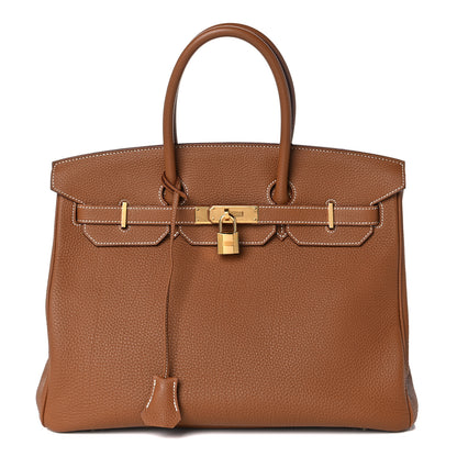 Hermes Togo Birkin 35 Gold 1 of 39