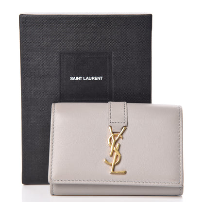 Saint Laurent Smooth Calfskin Monogram Key Case Souris 9 of 9