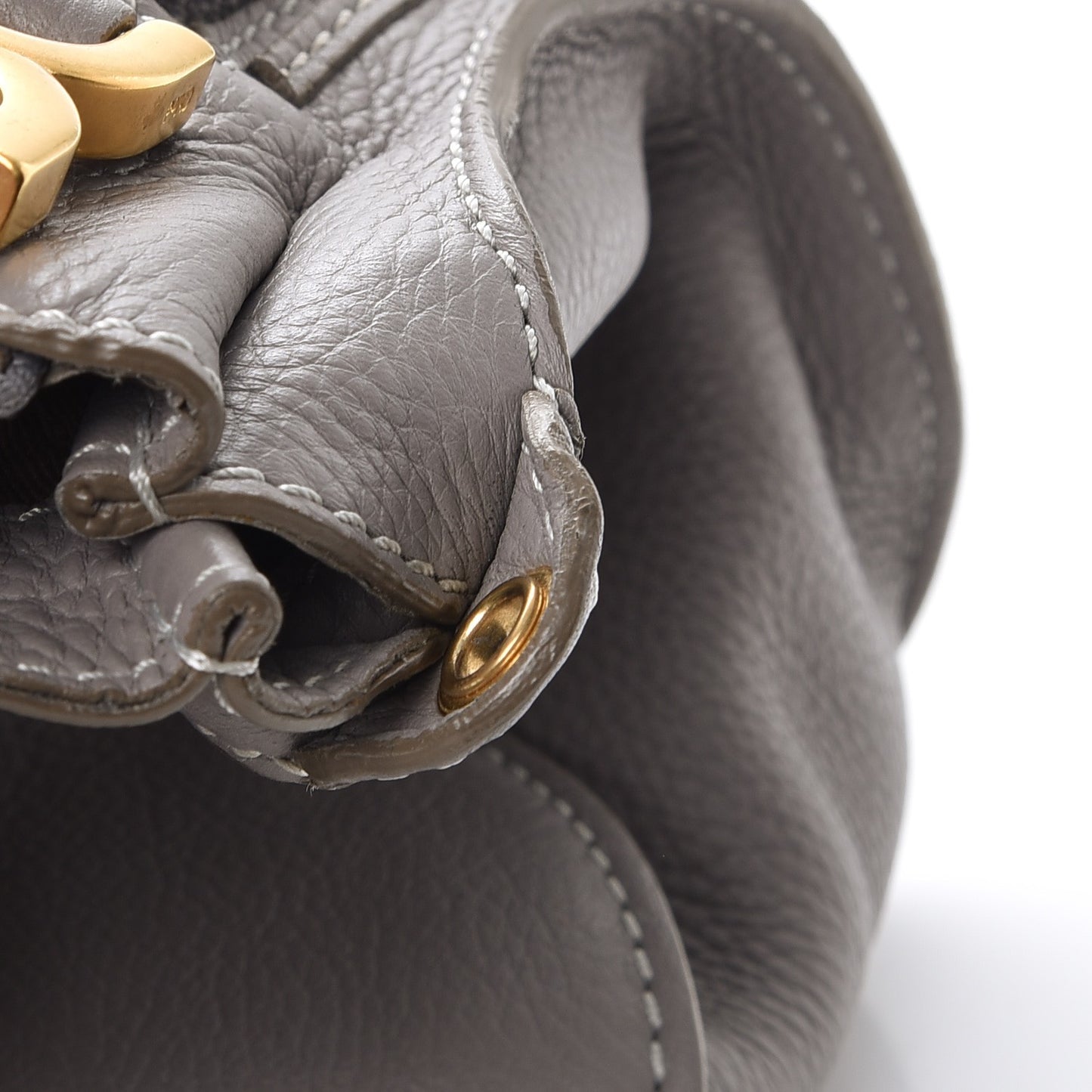 Calfskin Medium Marcie Satchel Cashmere Grey