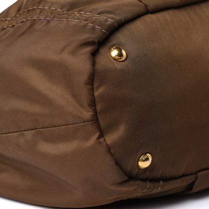 Prada Tessuto Nylon Shoulder Bag Cocco 10 of 12