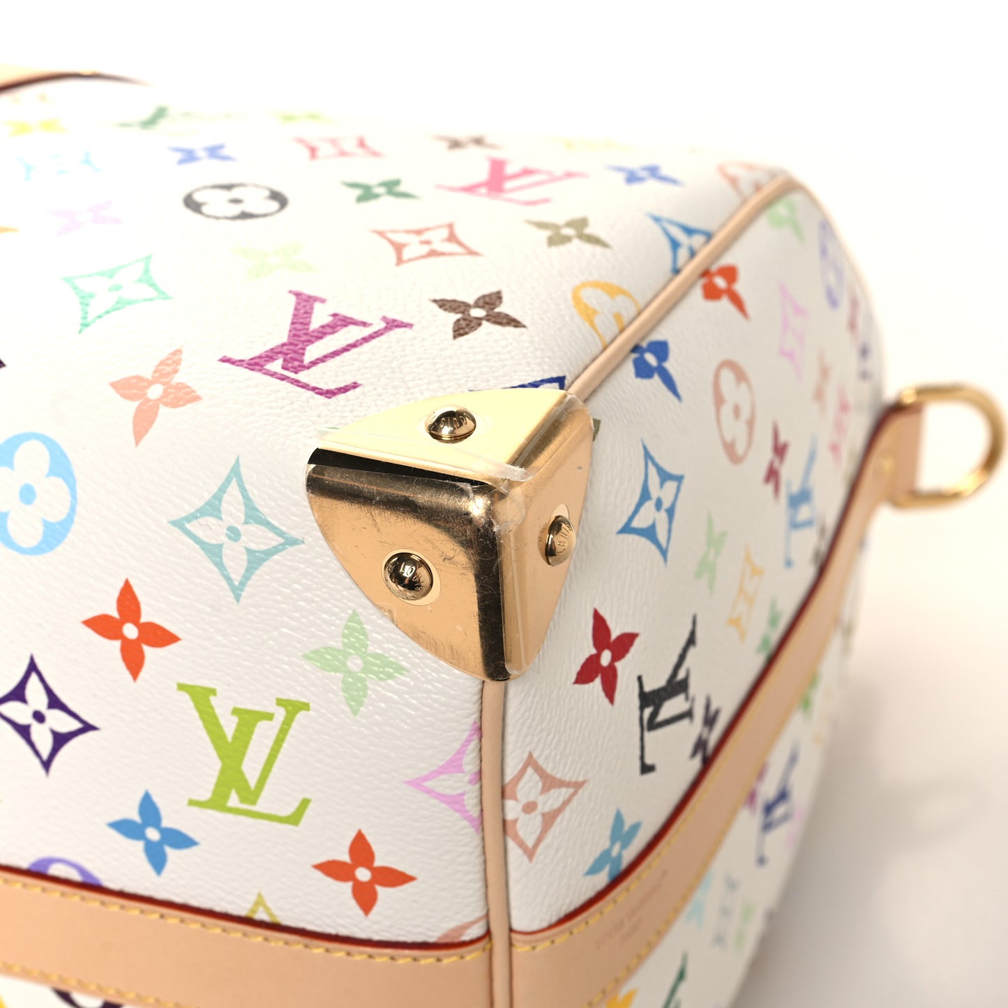 LV X TM Monogram Multicolor Keepall Bandouliere 45 White