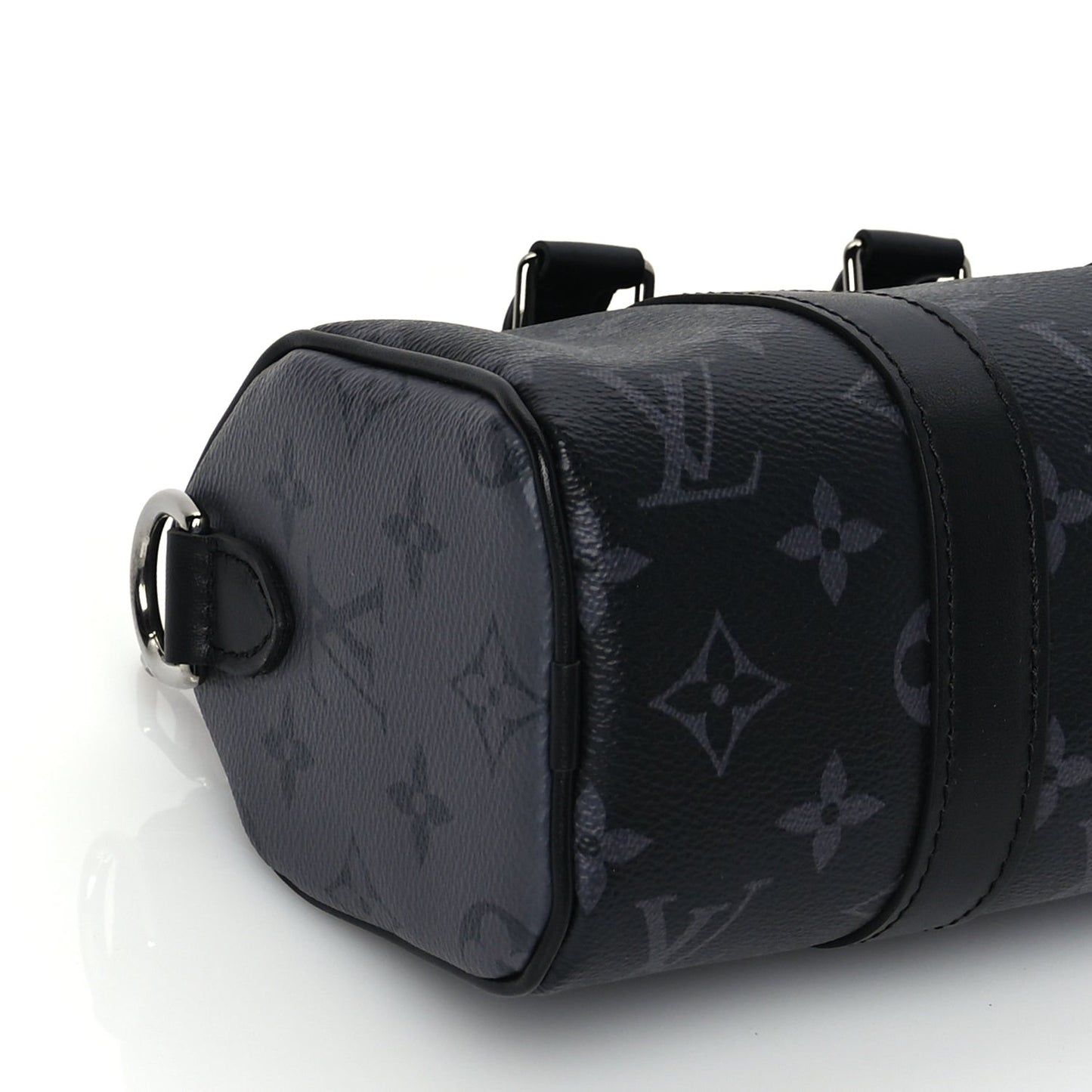 Reverse Monogram Eclipse Keepall XS Black
