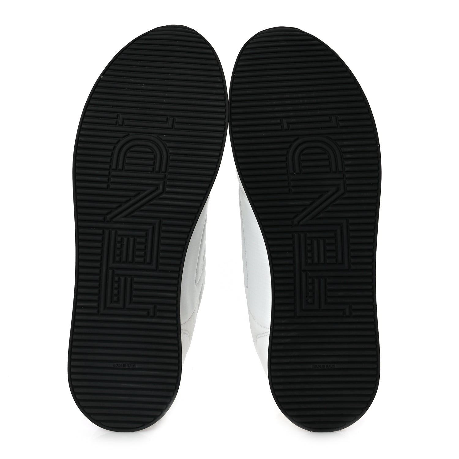 Fendi Nylon FFreedom Sneakers 41 White 6 of 9