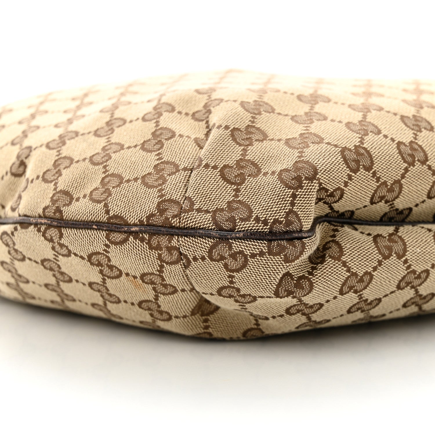 Gucci Monogram Hobo Dark Brown 9 of 10