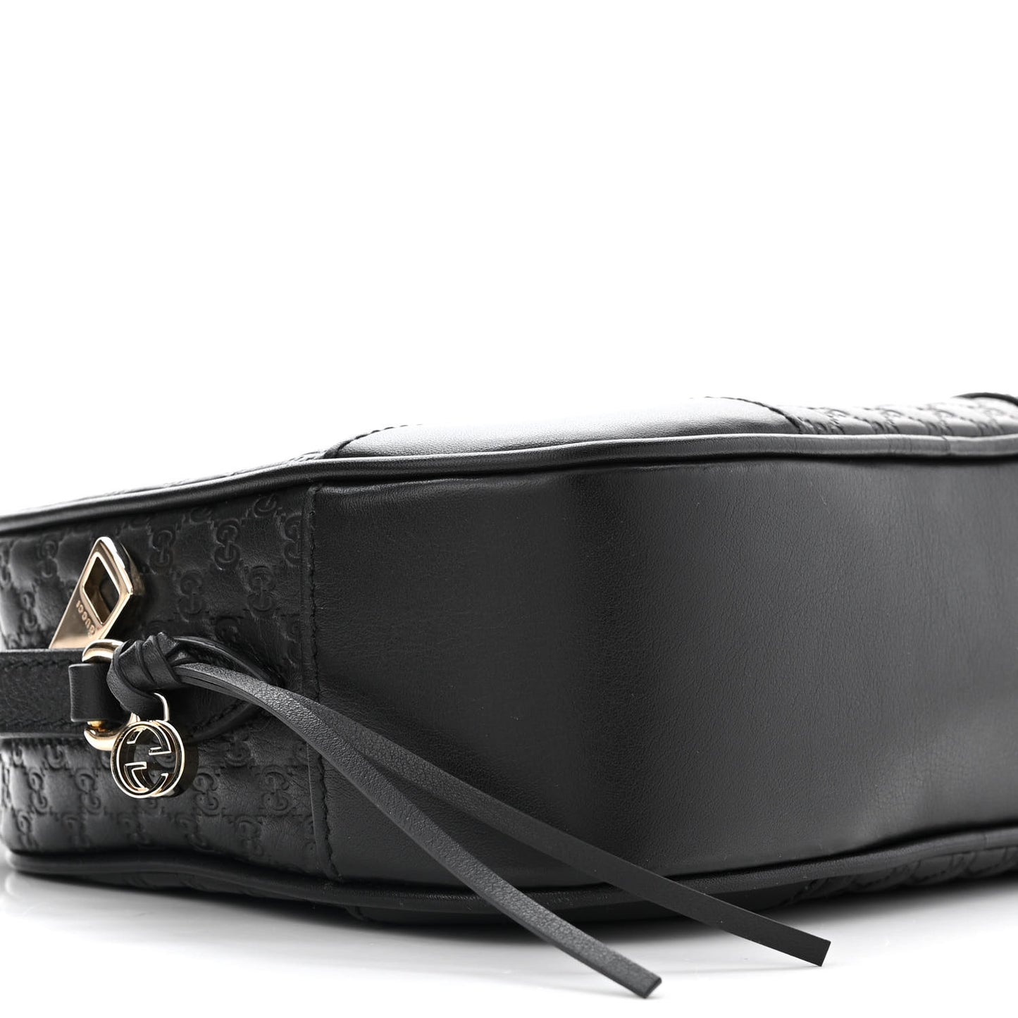 Microguccissima Mini Bree Messenger Bag Black