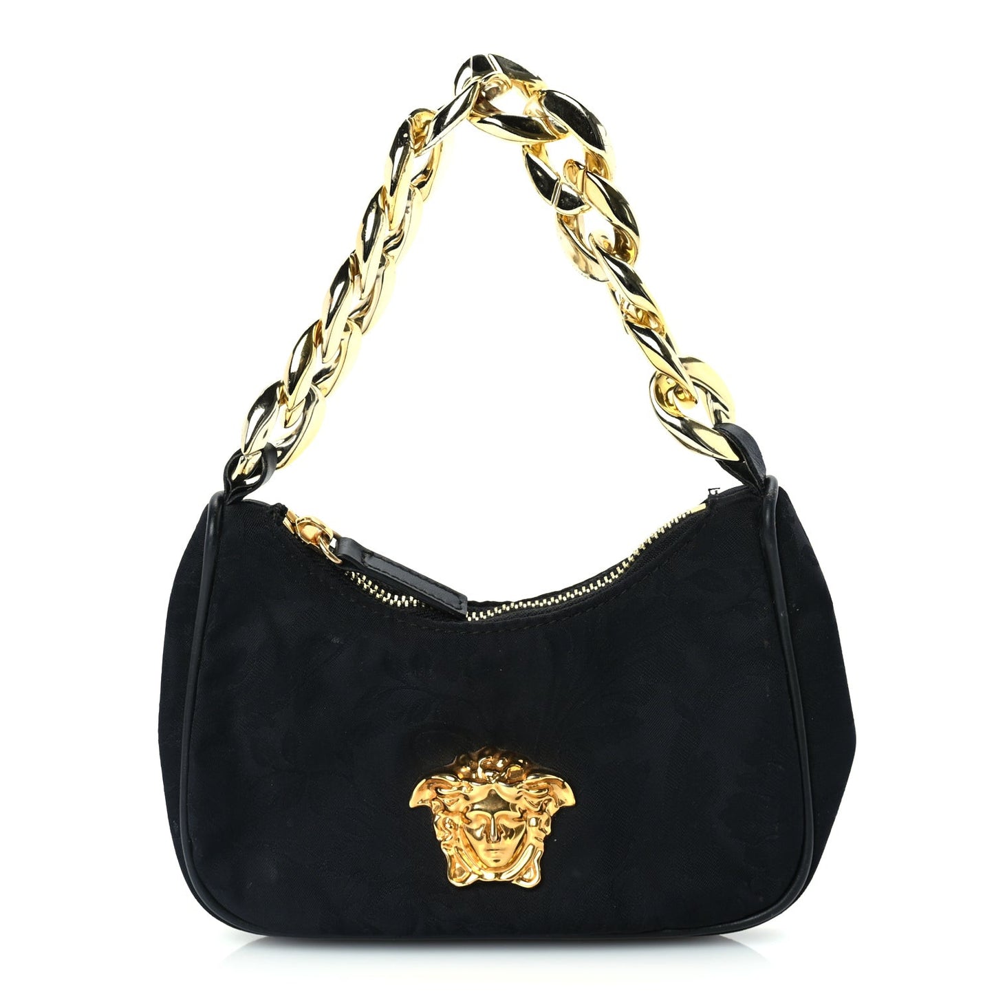 Nylon Palazzo Childrens Shoulder Bag Black