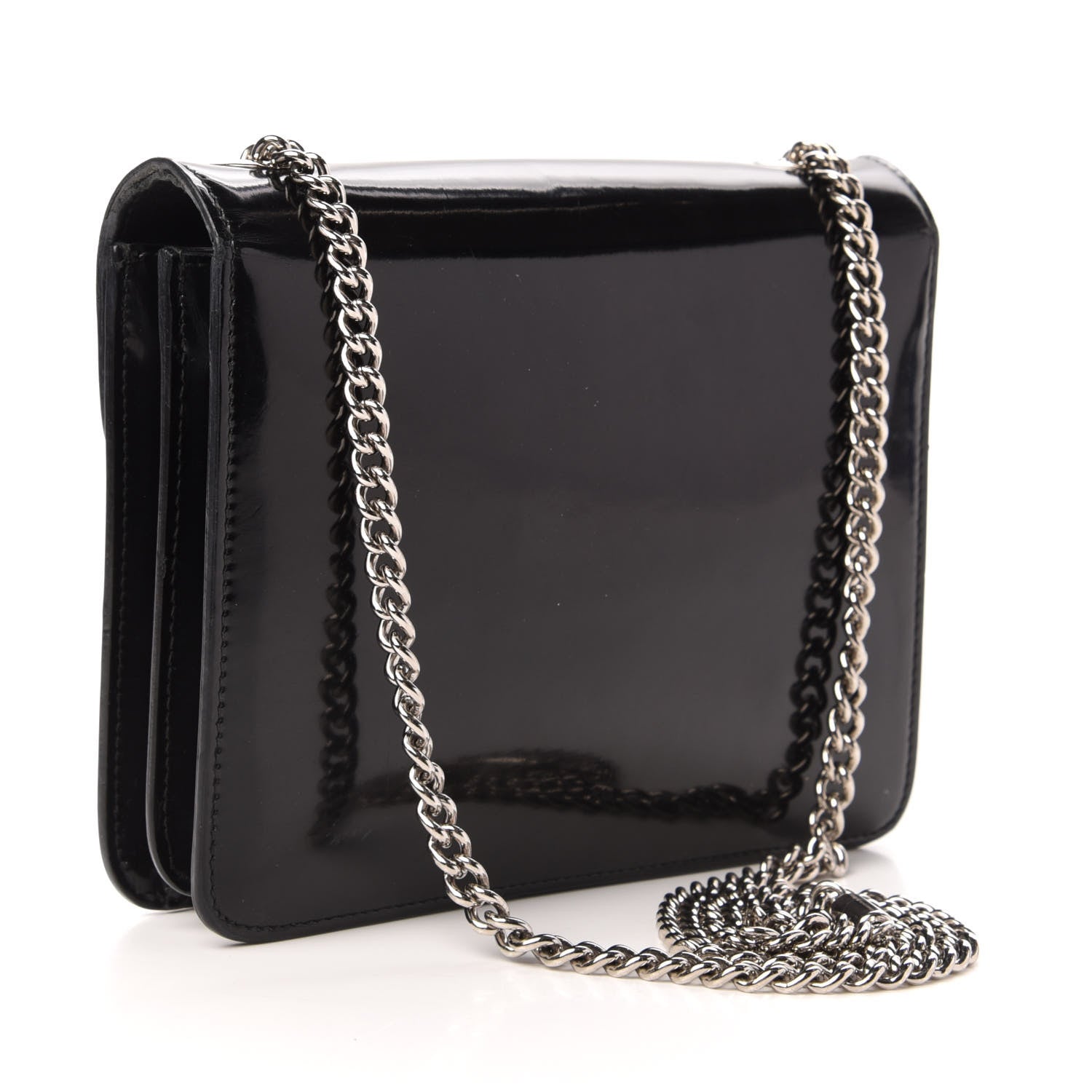 Gucci Shade Lux Calfskin Small Interlocking G Shoulder Bag Black 3 of 9