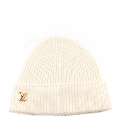 Louis Vuitton Cashmere LV Spark Beanie White 1 of 5