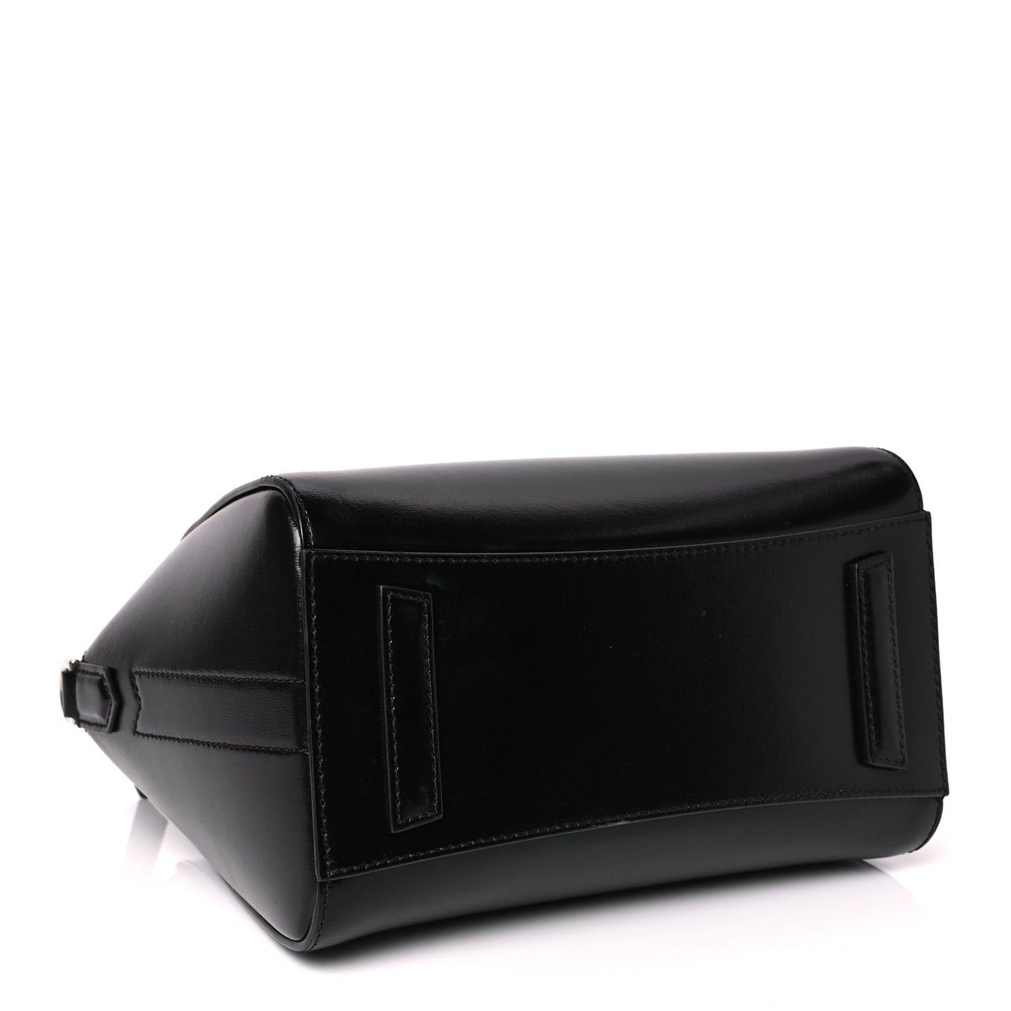 Shiny Lord Calfskin Mini Antigona Black