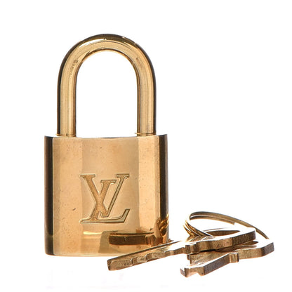 Louis Vuitton Brass Lock and Key Set #331 1 of 4