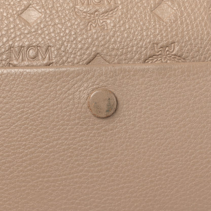 MCM Calfskin Ottomar Medium Klara Hobo New Beige 15 of 19