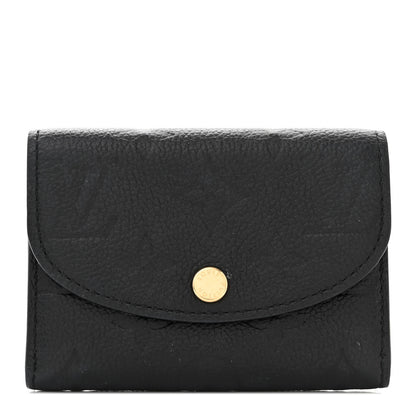 Louis Vuitton LOUIS VUITTON Empreinte Rosalie Coin Purse Black 1 of 7
