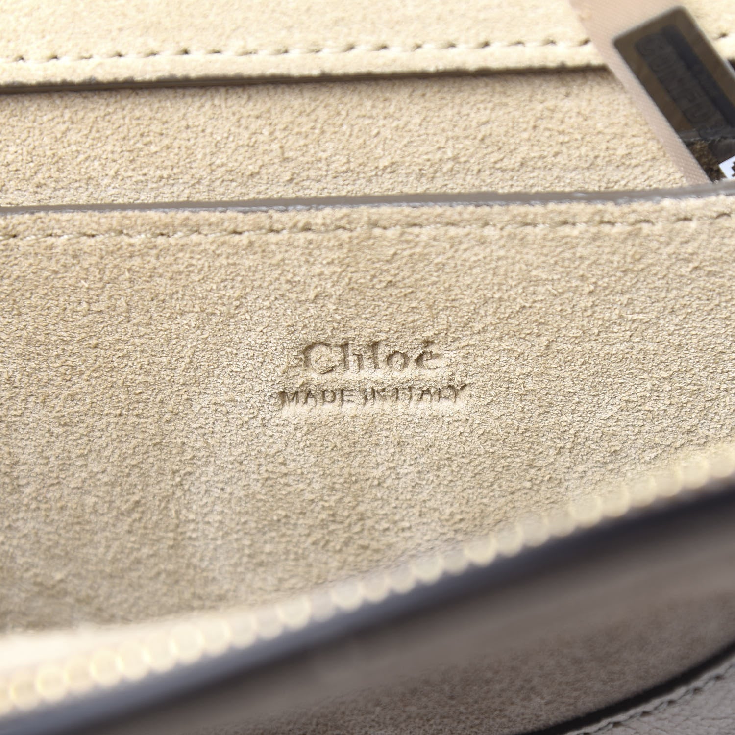 Chloe Calfskin Suede Small Pixie Bag Motty Grey 8 of 10