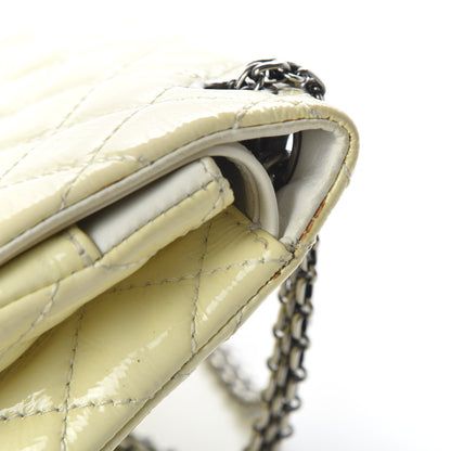 Chanel Distressed Patent Quilted 2.55 Reissue Flap 227 White 11 of 13