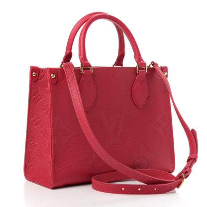 Louis Vuitton Empreinte Monogram Giant Onthego PM Freesia 3 of 9