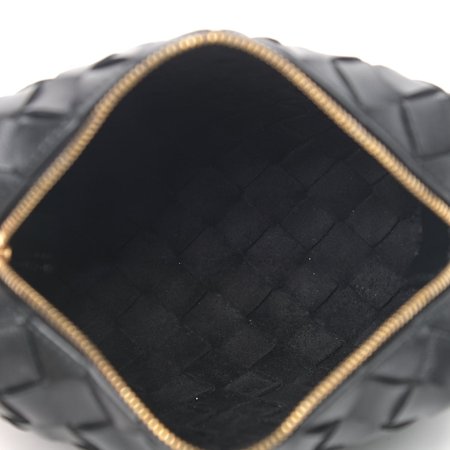 Nappa Intrecciato Mini Loop Camera Bag Black