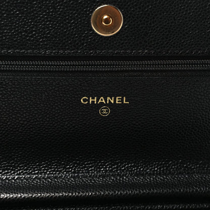 Chanel Caviar Quilted Miss Coco Wallet On Chain WOC Black 6 of 7