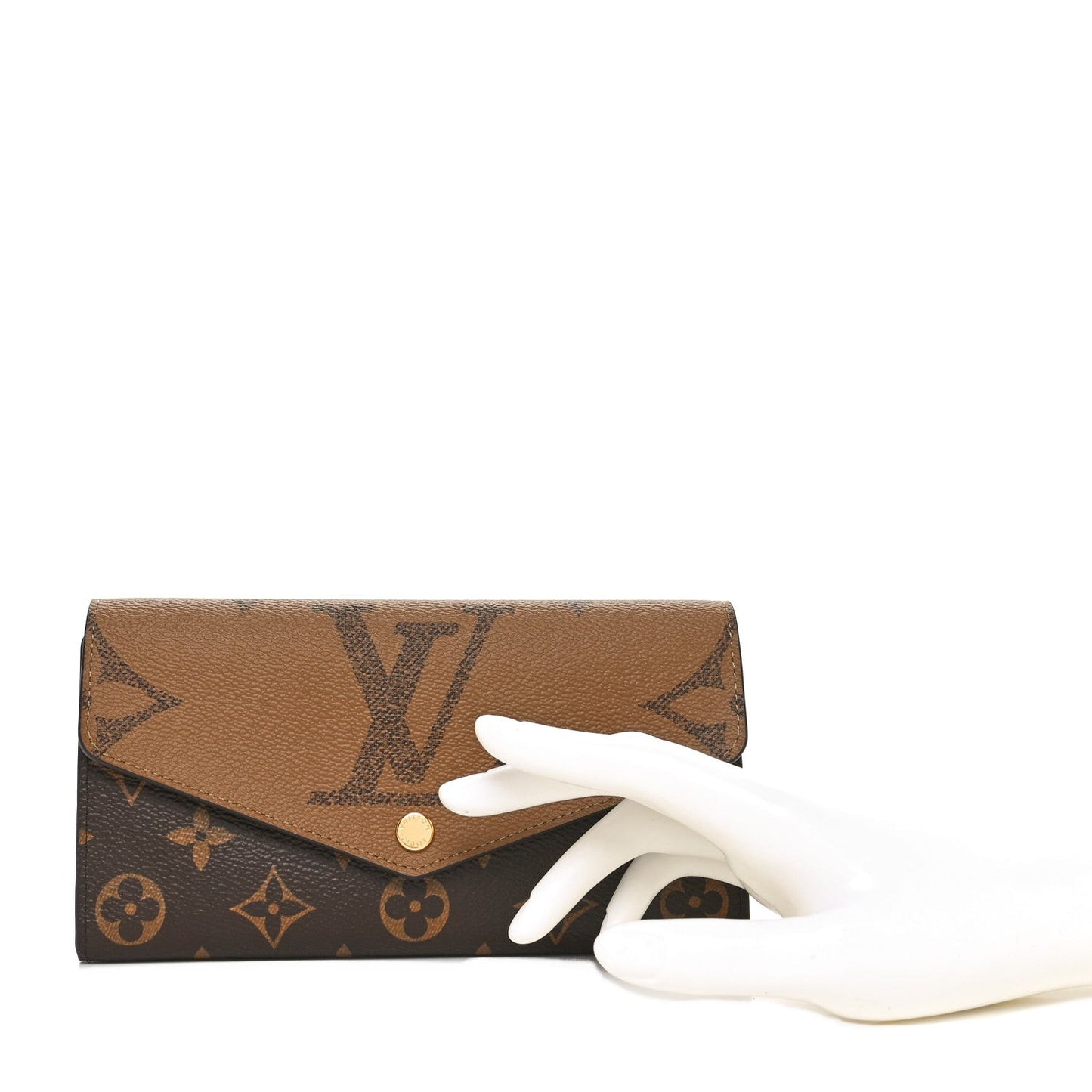 Reverse Monogram Giant Sarah Wallet