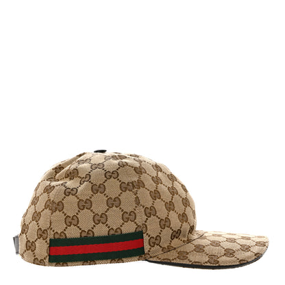 Gucci Monogram Web Baseball Hat XL Beige Cocoa 4 of 11