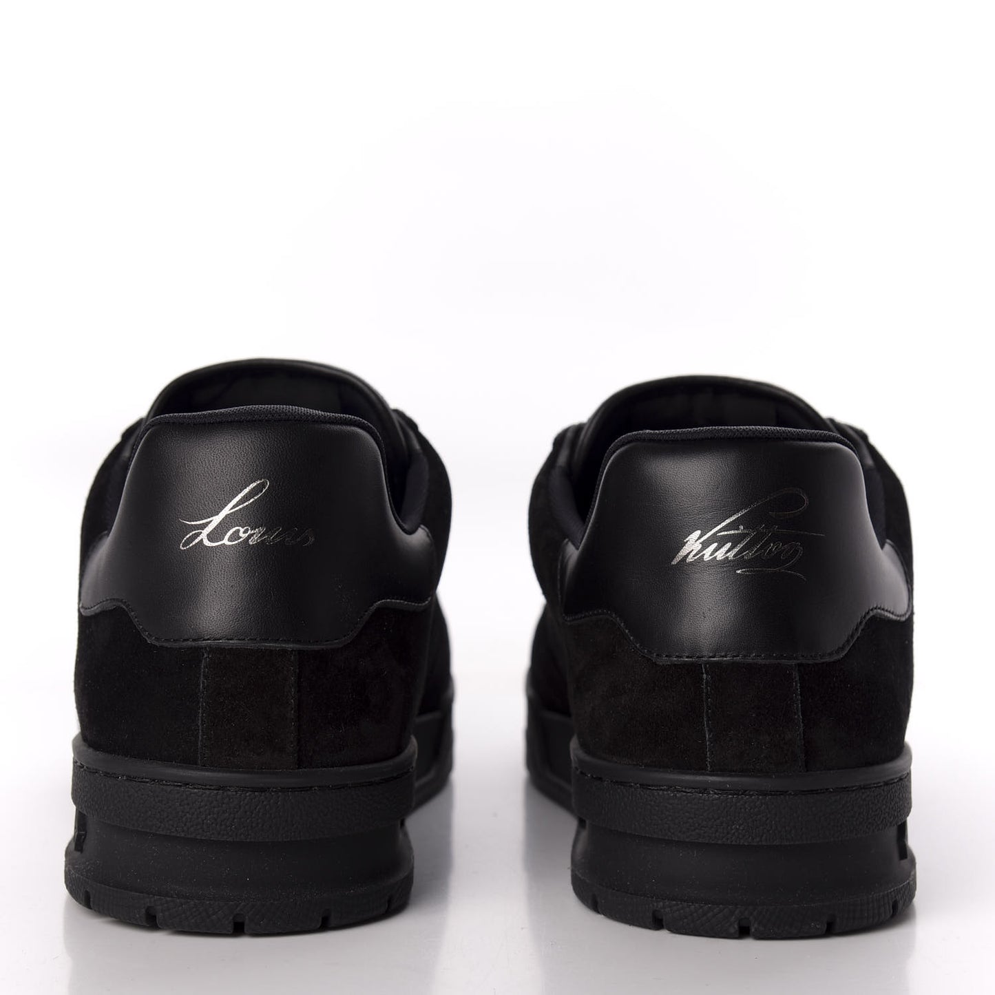 Suede Uniform Sneakers 9.5 Black