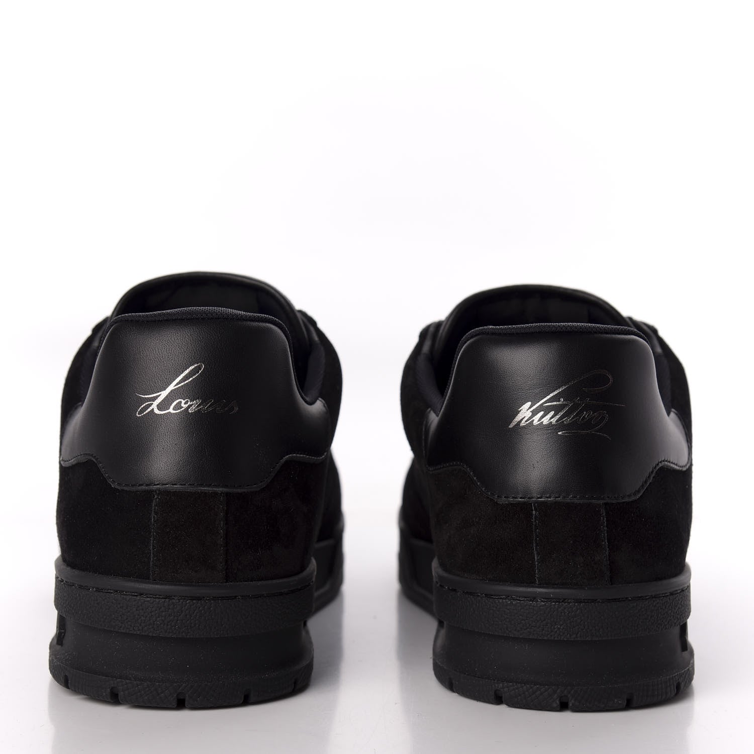 Louis Vuitton Suede Uniform Sneakers 9.5 Black 6 of 10