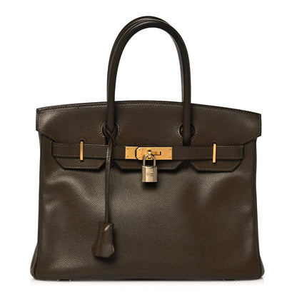 Hermes Epsom Birkin 30 Vert Olive 1 of 33