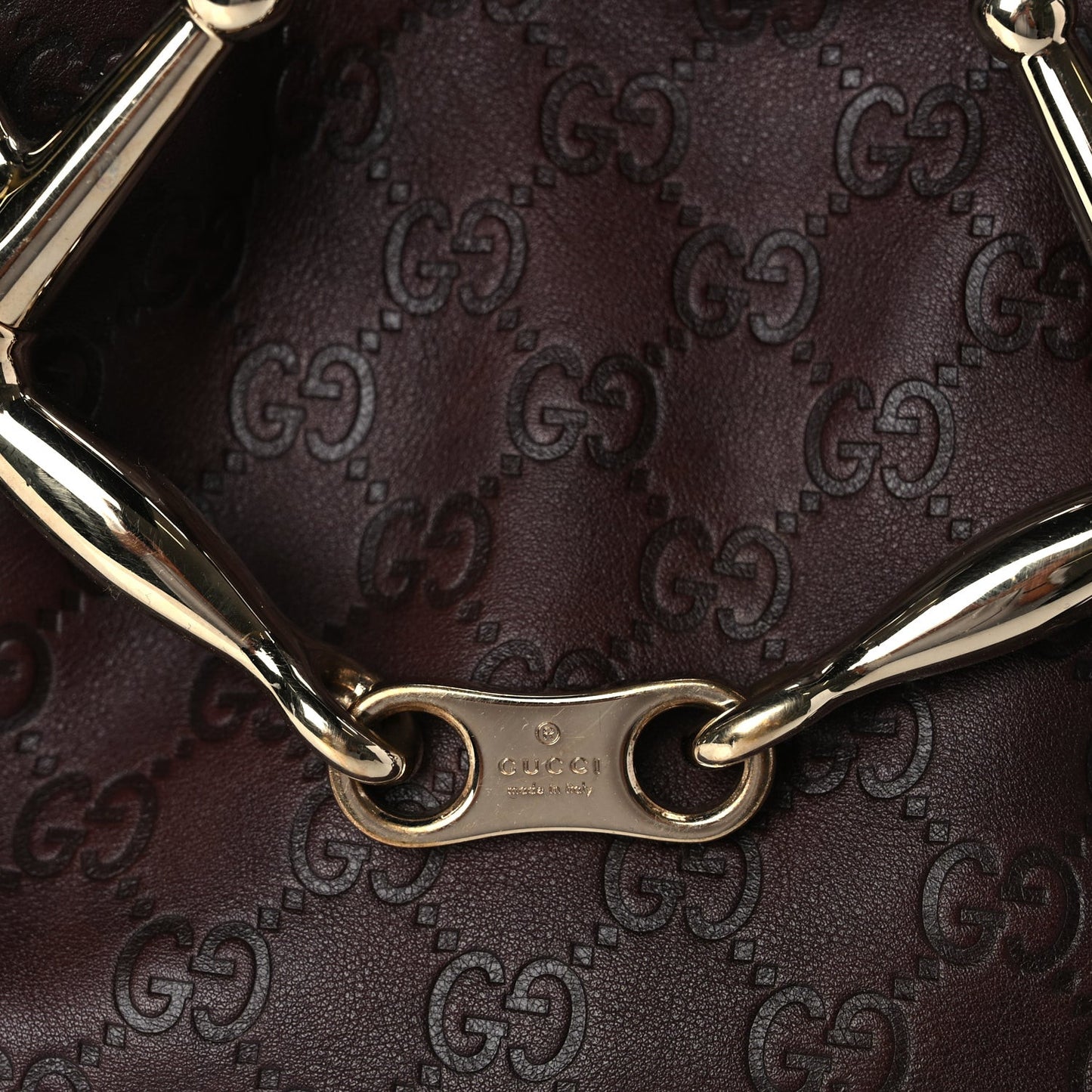 ssima 85th Anniversary Horsebit Hobo Burgundy