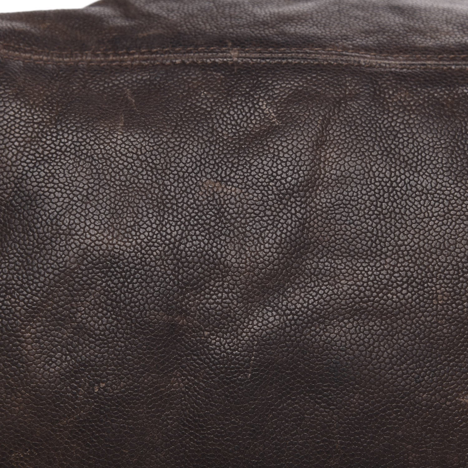 Chanel Distressed Caviar XL Coco Cabas Brown 10 of 16