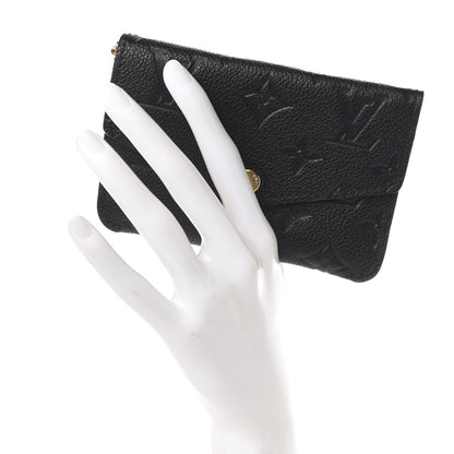 Louis Vuitton Empreinte Key Pouch Black 2 of 8