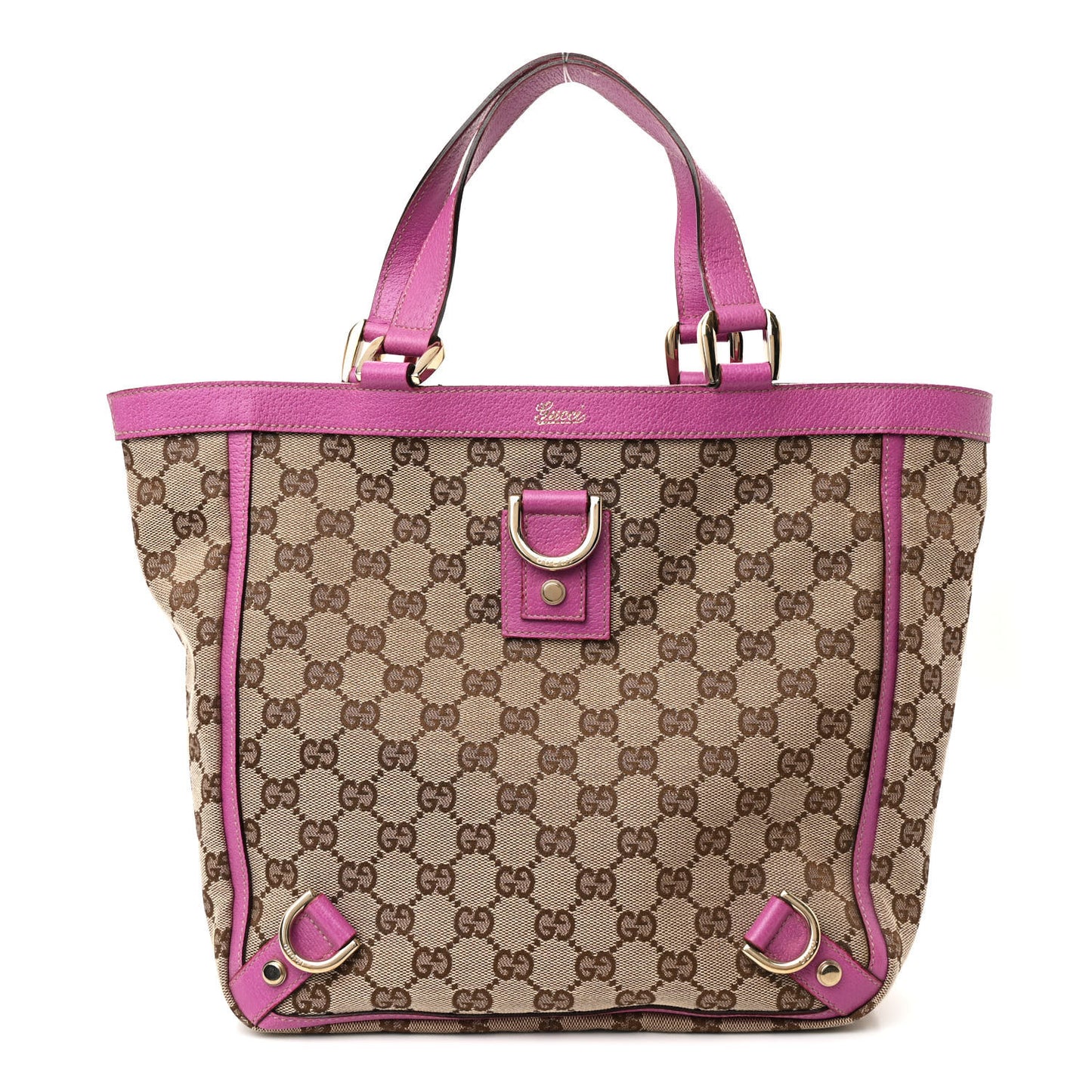 Monogram Small Abbey Tote Fuchsia