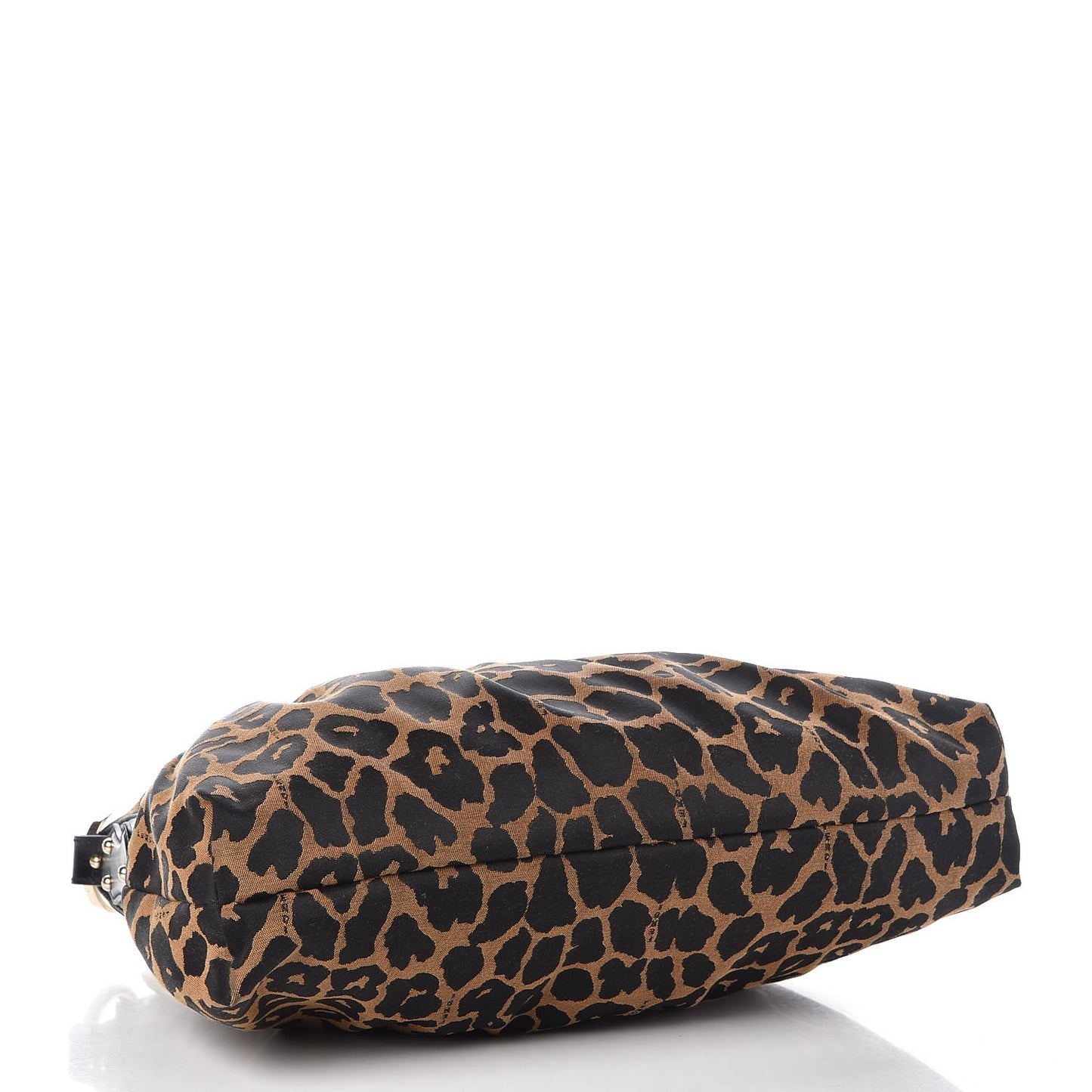 Jacquard Leopard Print Chef Hobo Tobacco