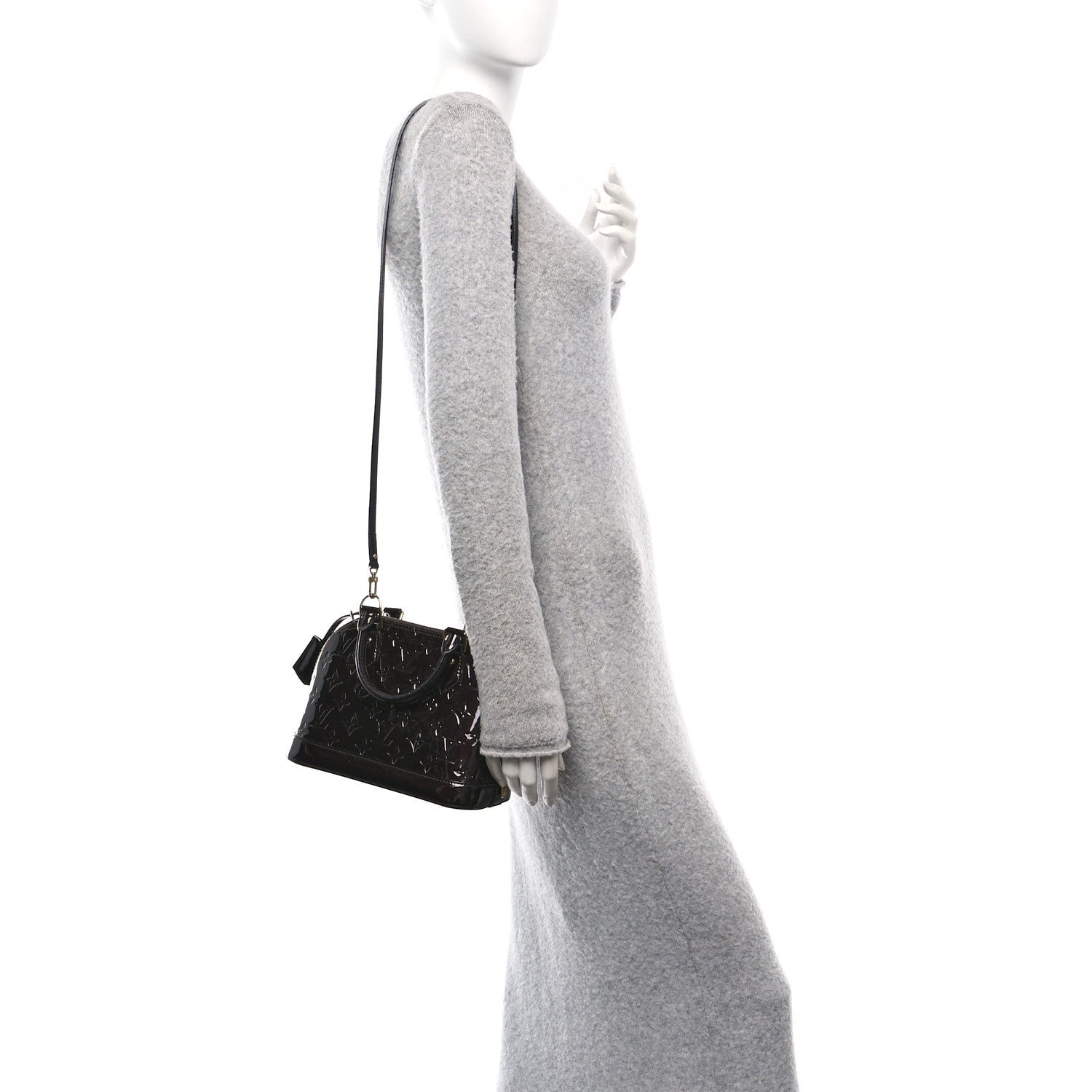 Louis Vuitton Vernis Alma BB Amarante 2 of 7