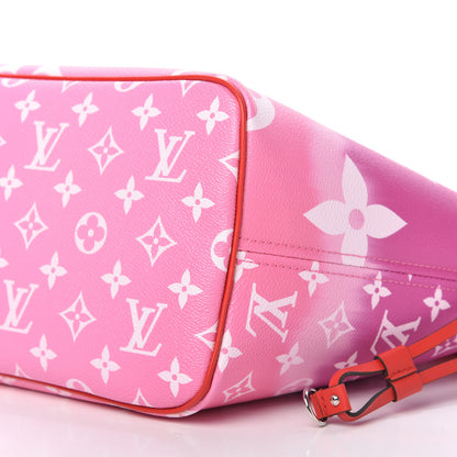 Louis Vuitton Monogram Escale Neverfull MM Rouge 7 of 10