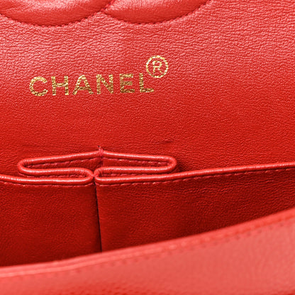 Chanel Caviar Quilted Medium Double Flap Red 12 of 14
